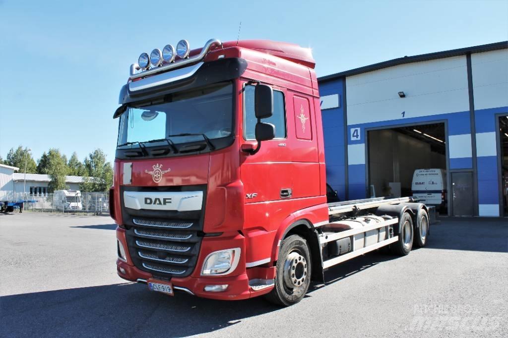 DAF XF 480 FAS 6x2 Kontejnerový rám/Přepravníky kontejnerů