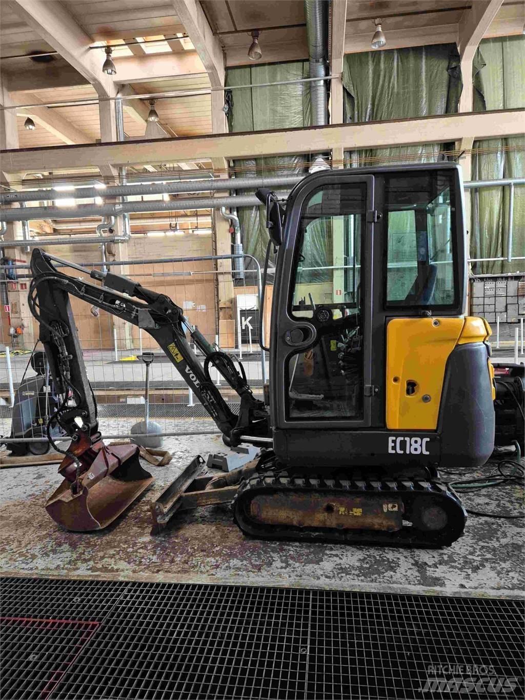 Volvo EC18C Mini rýpadla < 7t