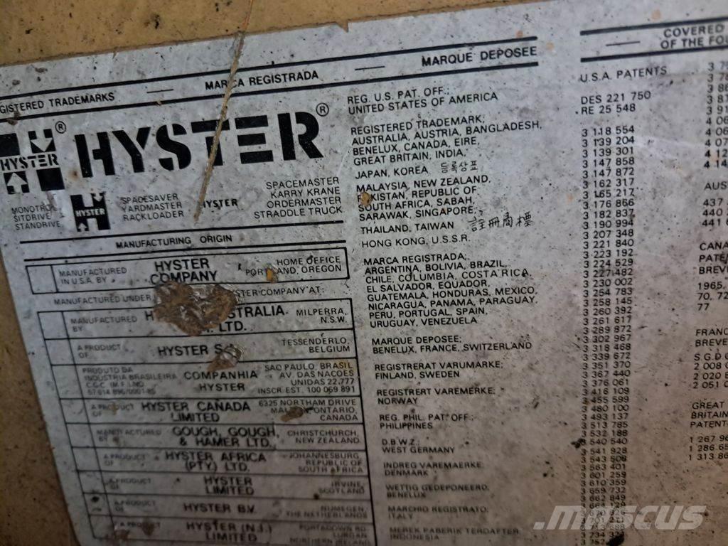 Hyster H2.50J Dieselové vozíky