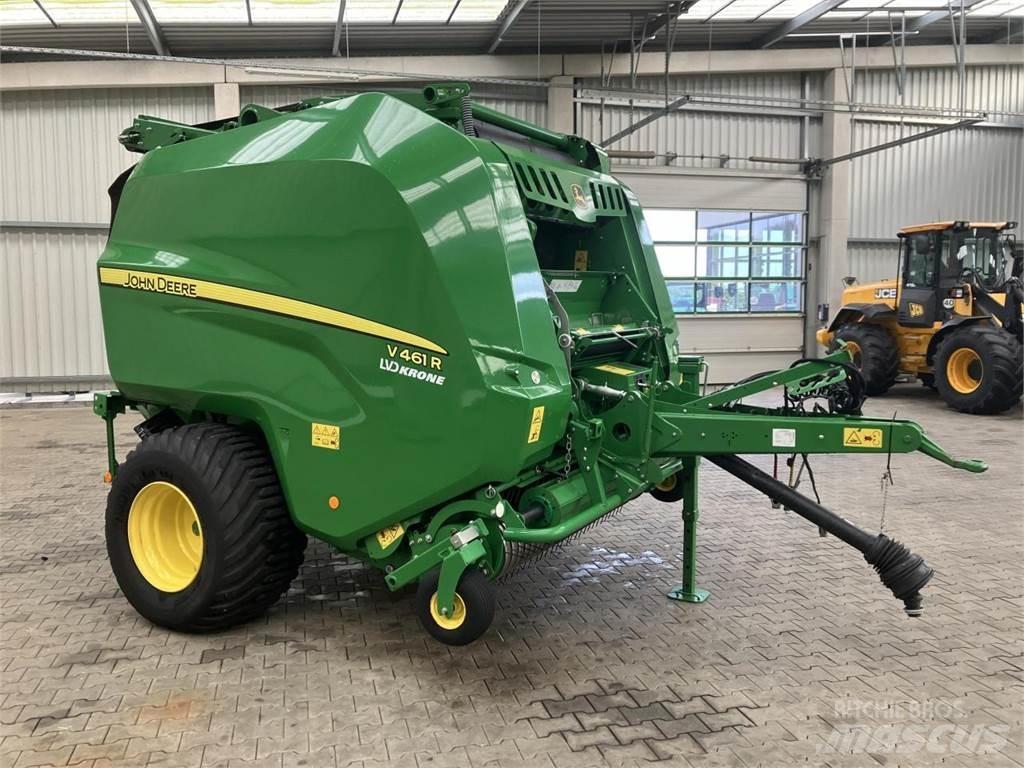 John Deere V461R Lis na válcové balíky