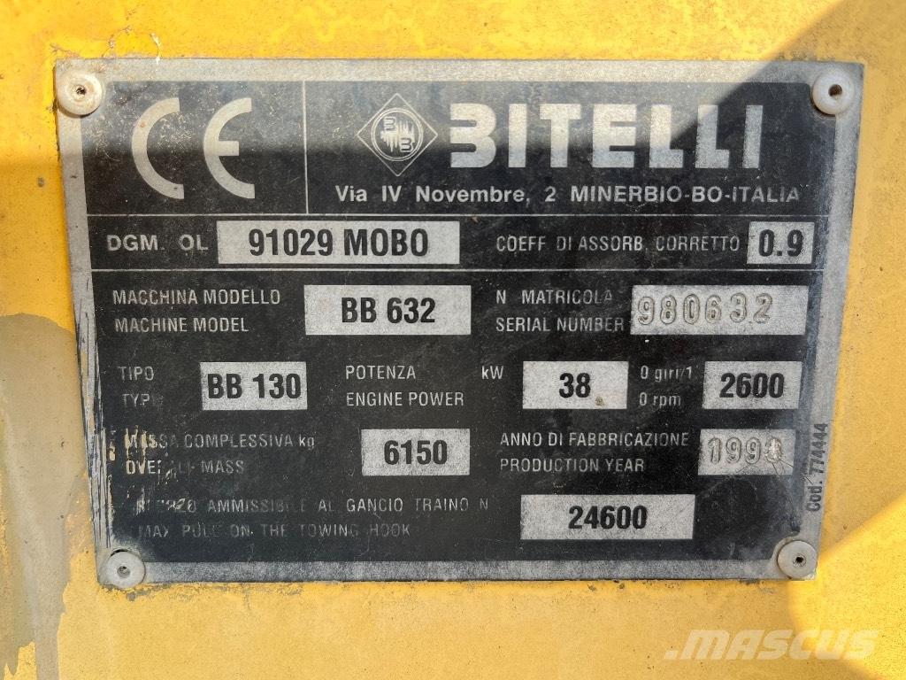 Bitelli BB 632 Finišery