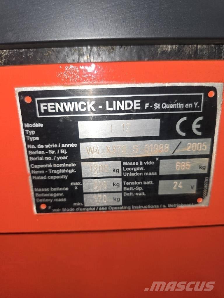 Linde L 12 Samohybné vozíky