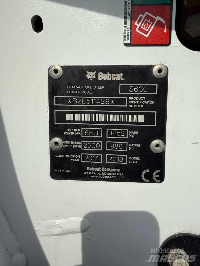 Bobcat S 630 Smykem řízené nakladače