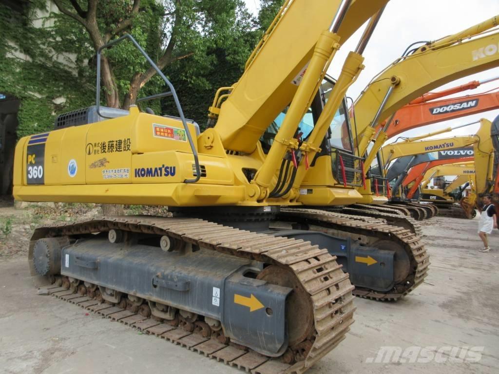 Komatsu PC 360-7 Pásová rýpadla
