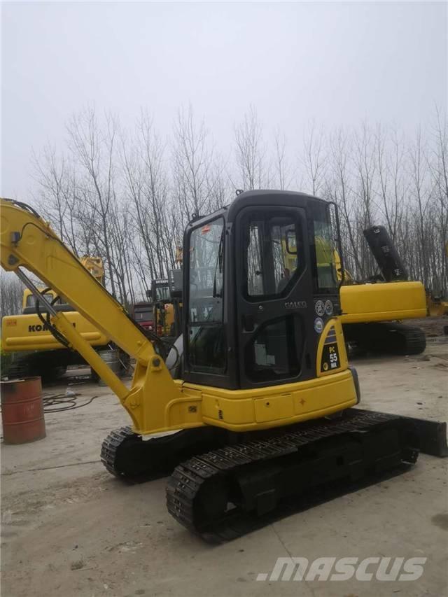 Komatsu PC 55 Pásová rýpadla