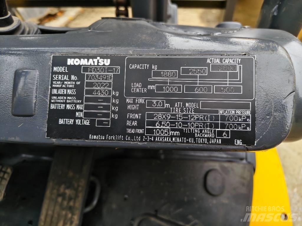 Komatsu 30 Dieselové vozíky