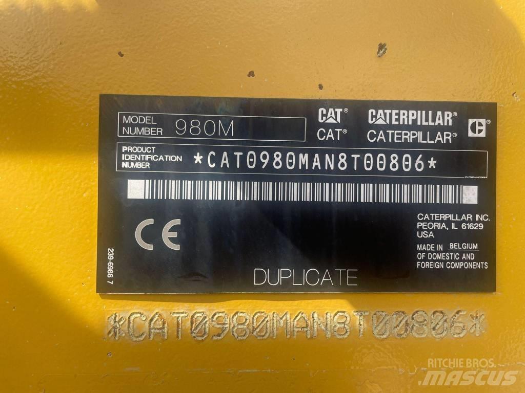 CAT 980M Kolové nakladače