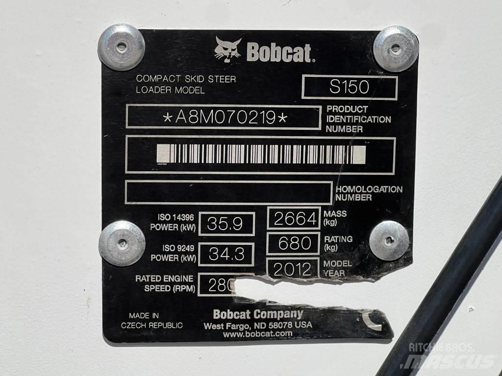 Bobcat S 150 Smykem řízené nakladače