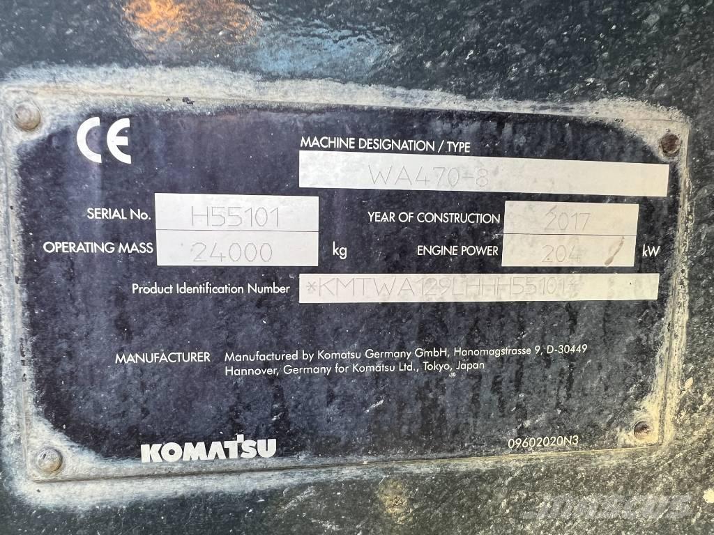 Komatsu WA 470-8 Kolové nakladače