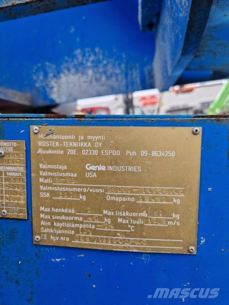 Genie S 65 Teleskopické plošiny