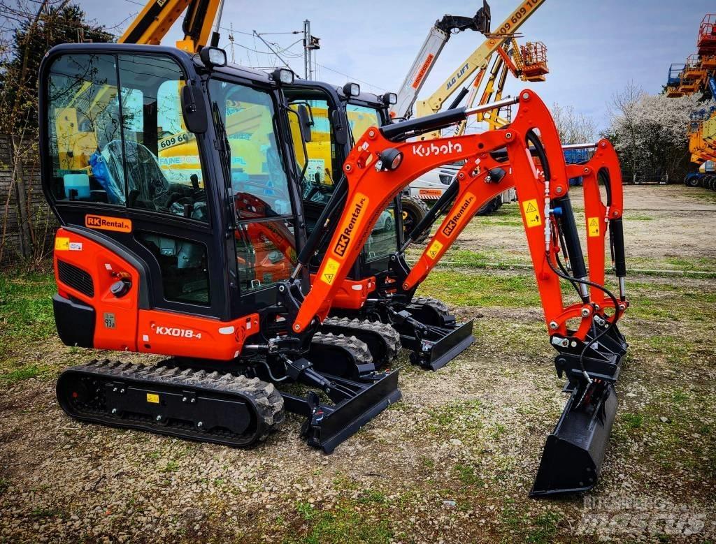 Kubota KX 018-4 Mini rýpadla < 7t