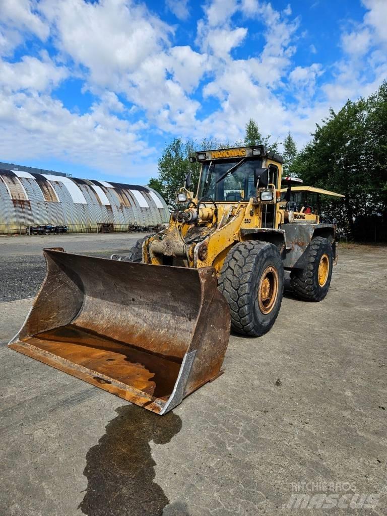 Hanomag 55 D Kolové nakladače