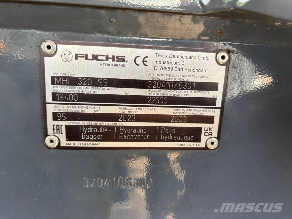 Fuchs MHL320MOD+ Stroje pro manipulaci s odpadem