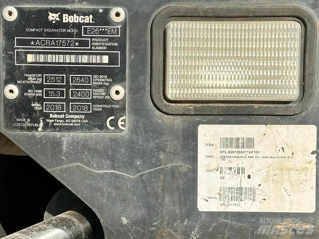 Bobcat E26 Mini rýpadla < 7t