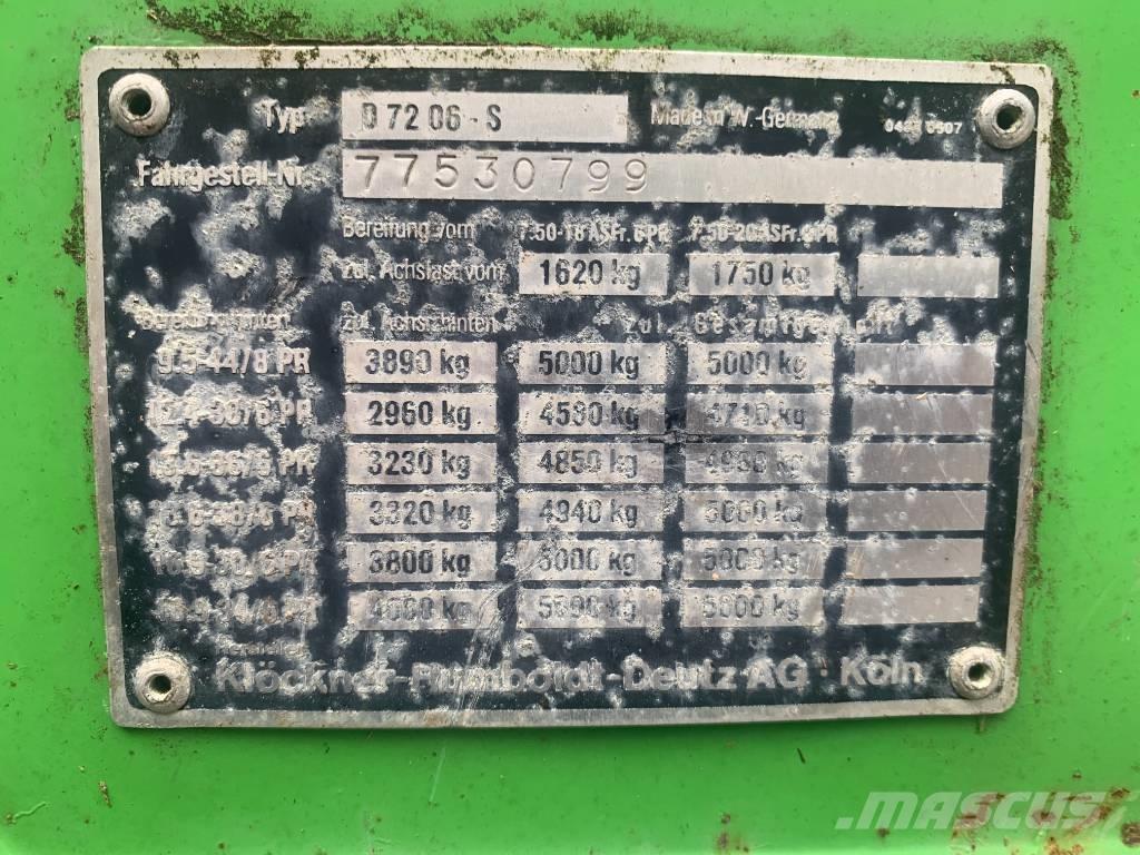Deutz-Fahr D7207C Traktory