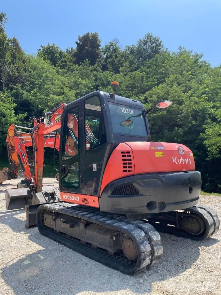 Kubota KX 080-4 Midi rýpadla 7t - 12t