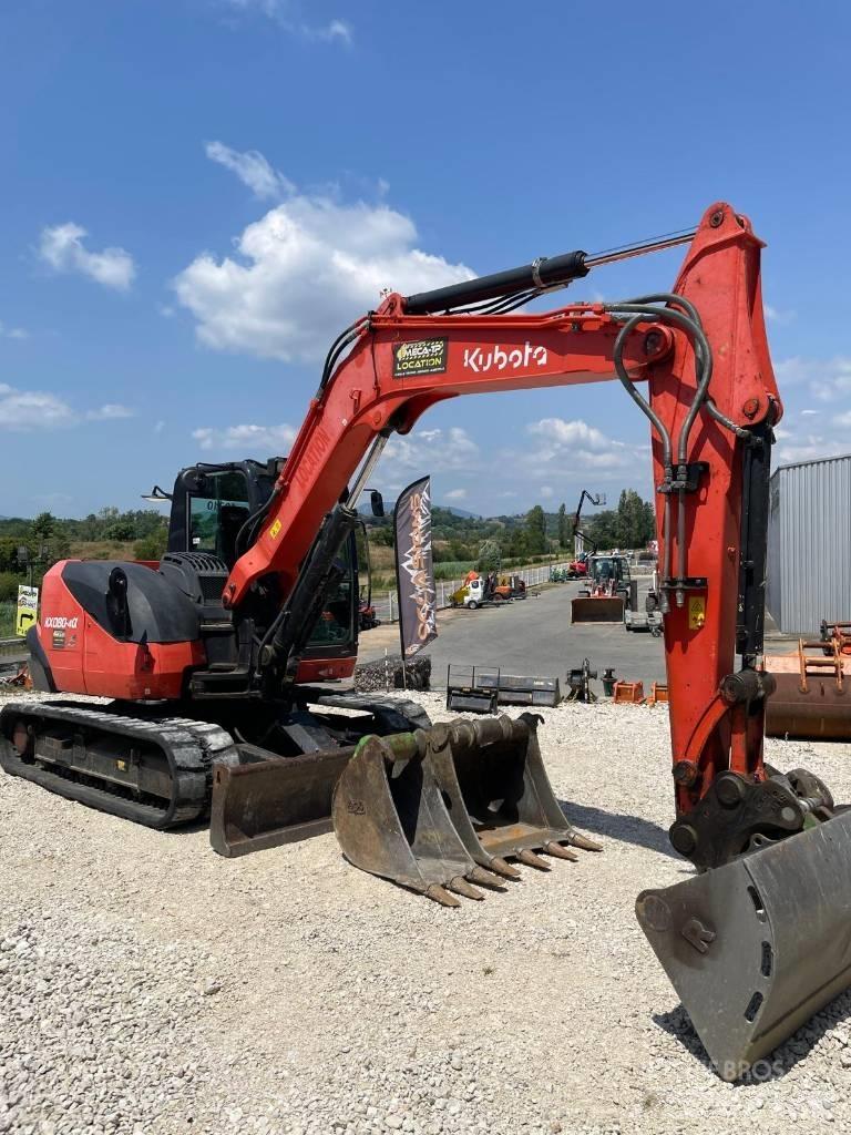 Kubota KX 080-4 Midi rýpadla 7t - 12t