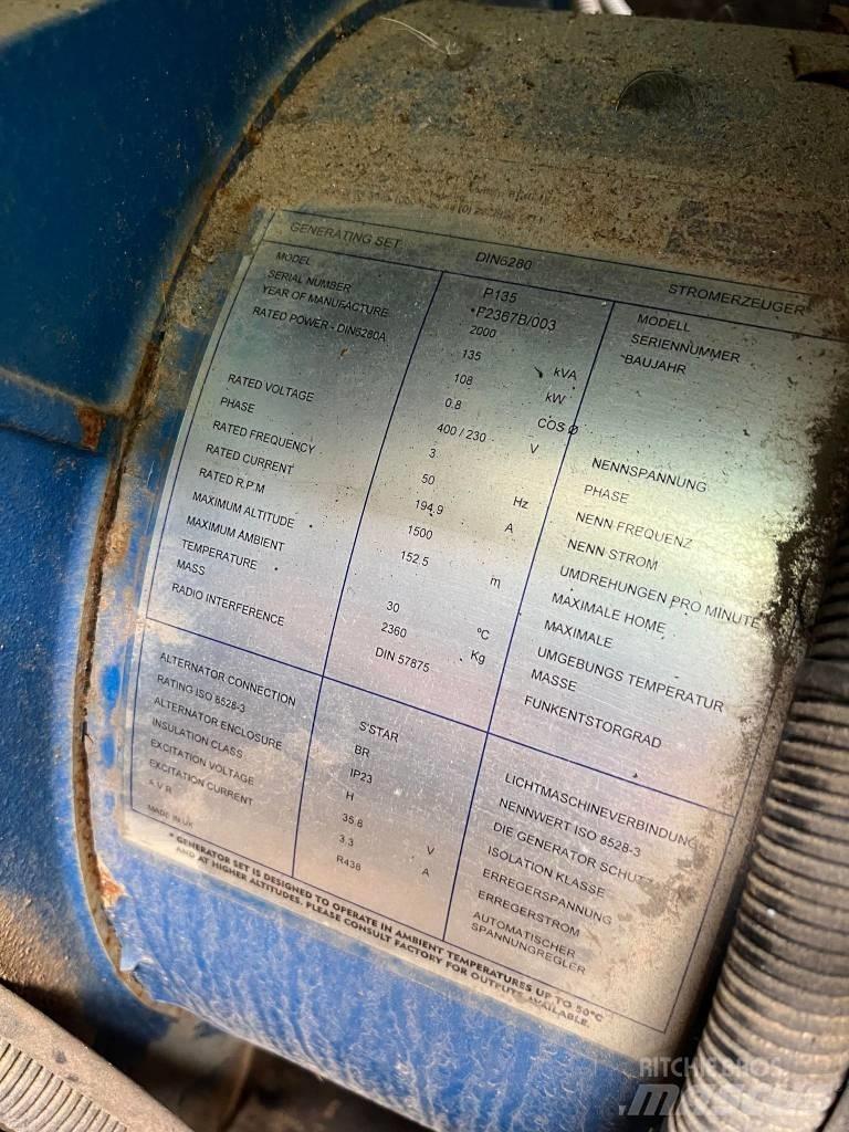 FG Wilson P 135 Naftové generátory