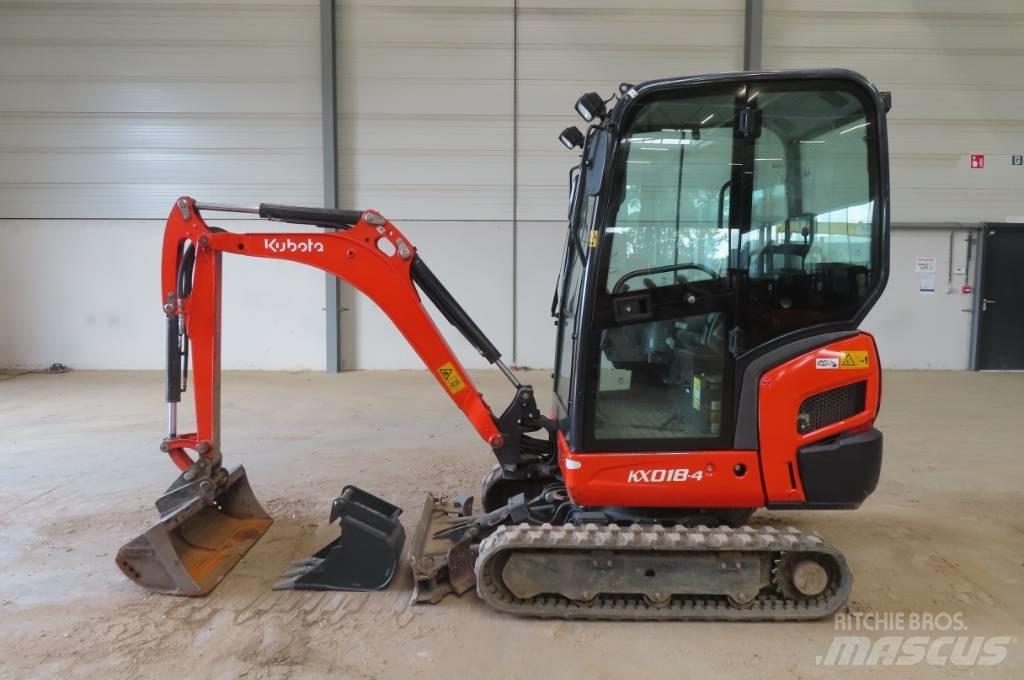 Kubota KX 018-4 Mini rýpadla < 7t