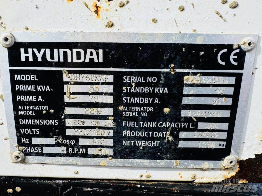 Hyundai DHY60KSE Naftové generátory