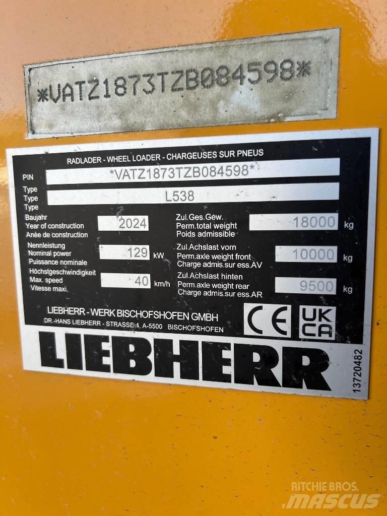 Liebherr L 538 Kolové nakladače
