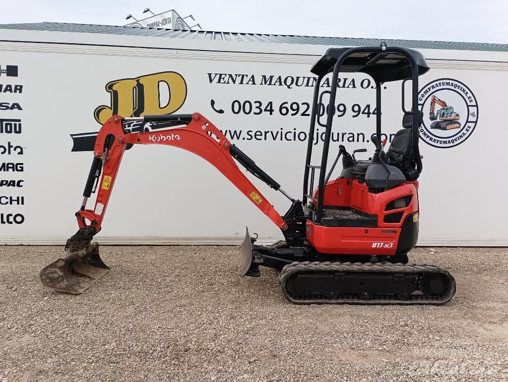 Kubota U 17-3 Mini rýpadla < 7t