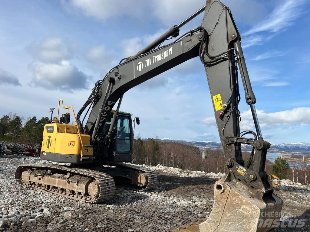 Volvo ECR235DL Pásová rýpadla