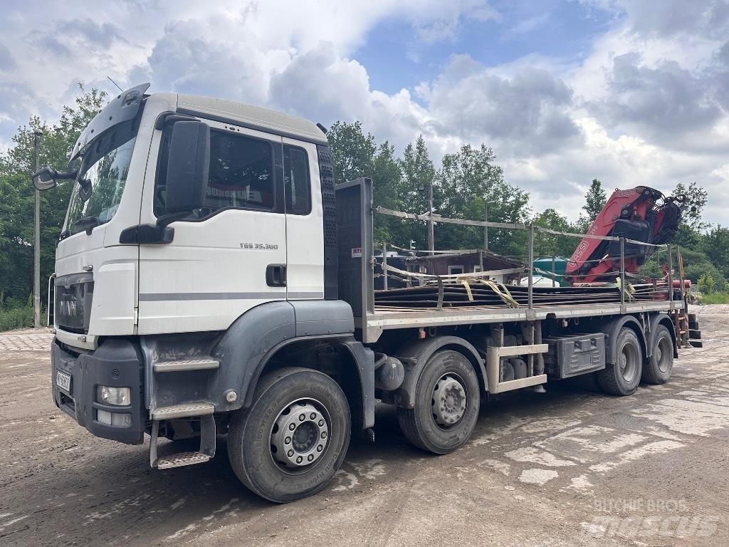 MAN TGS 35.360 8x4 Autojeřáby, hydraulické ruky
