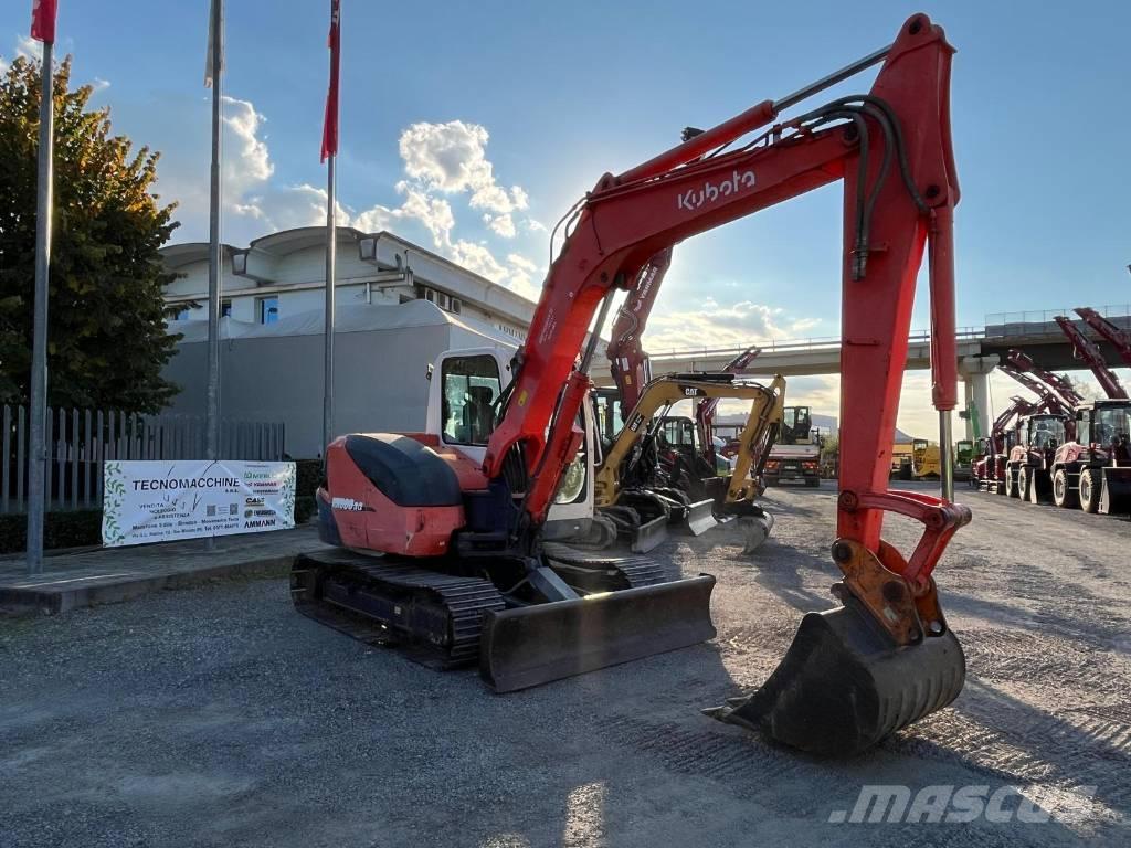 Kubota KX 080-3 A Midi rýpadla 7t - 12t