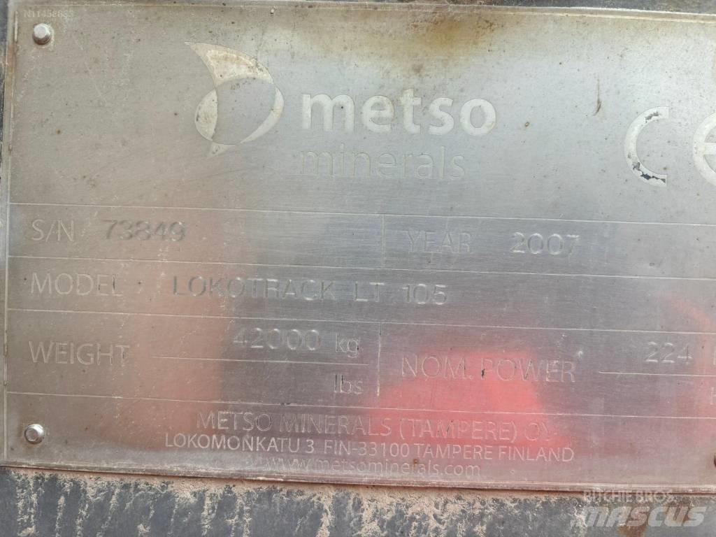 Metso LT 105 Mobilní drtiče