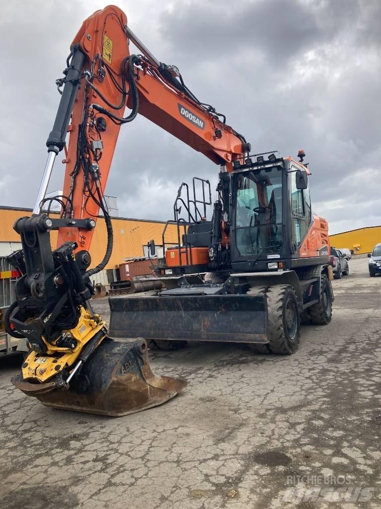 Doosan DX 170 W Kolová rýpadla