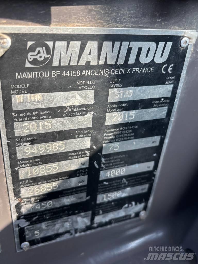 Manitou MT 1440 Teleskopické manipulátory