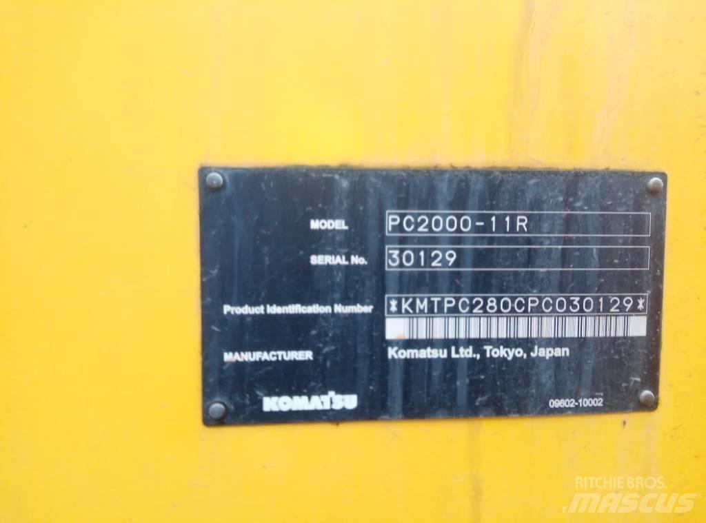 Komatsu PC 2000 Pásová rýpadla