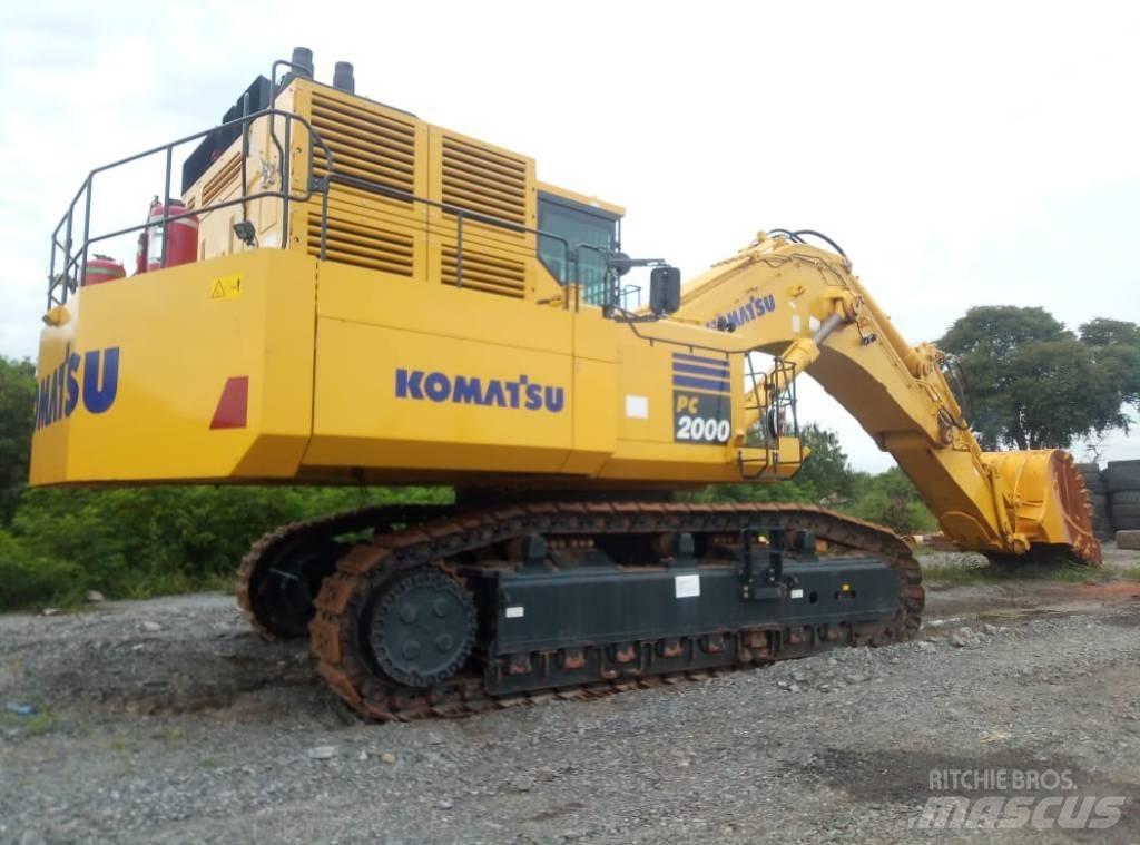 Komatsu PC 2000 Pásová rýpadla