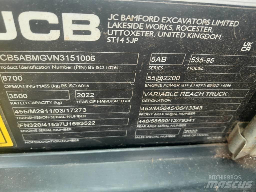 JCB 535-95 Teleskopické manipulátory