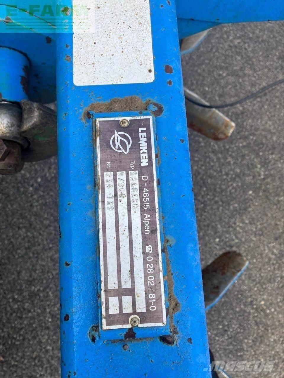 Lemken Smaragd 9 Kultivátory