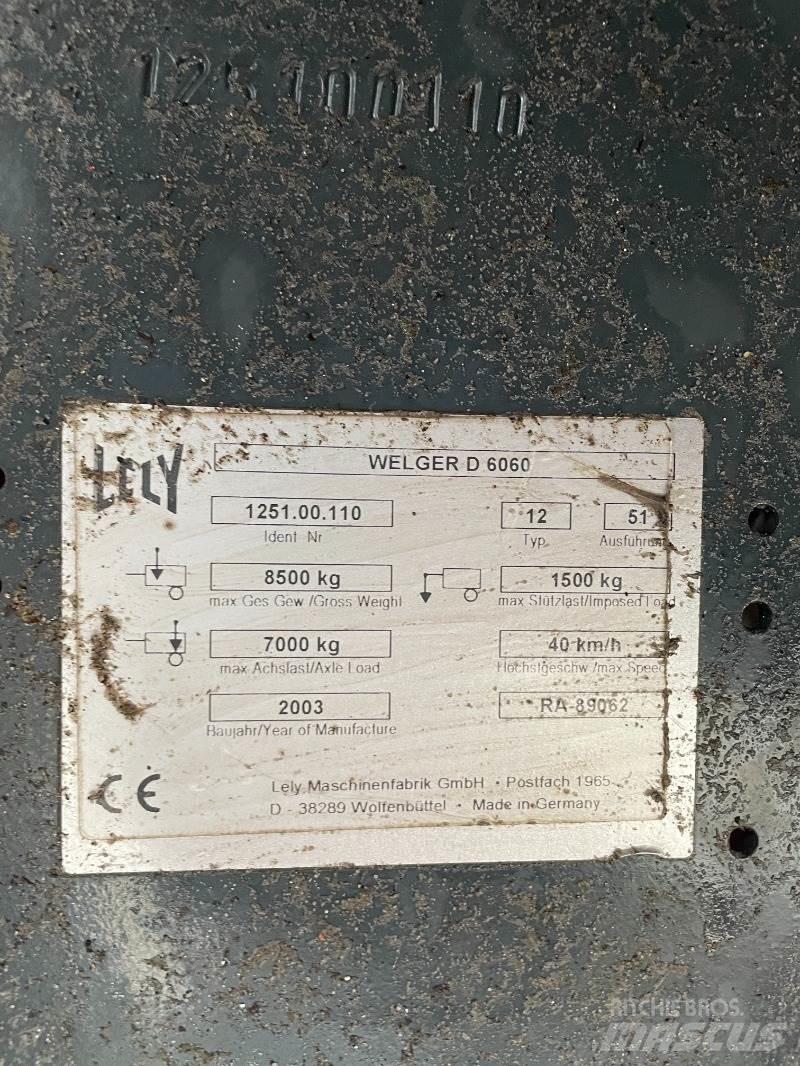 Welger D 6060 Lis na hranaté balíky
