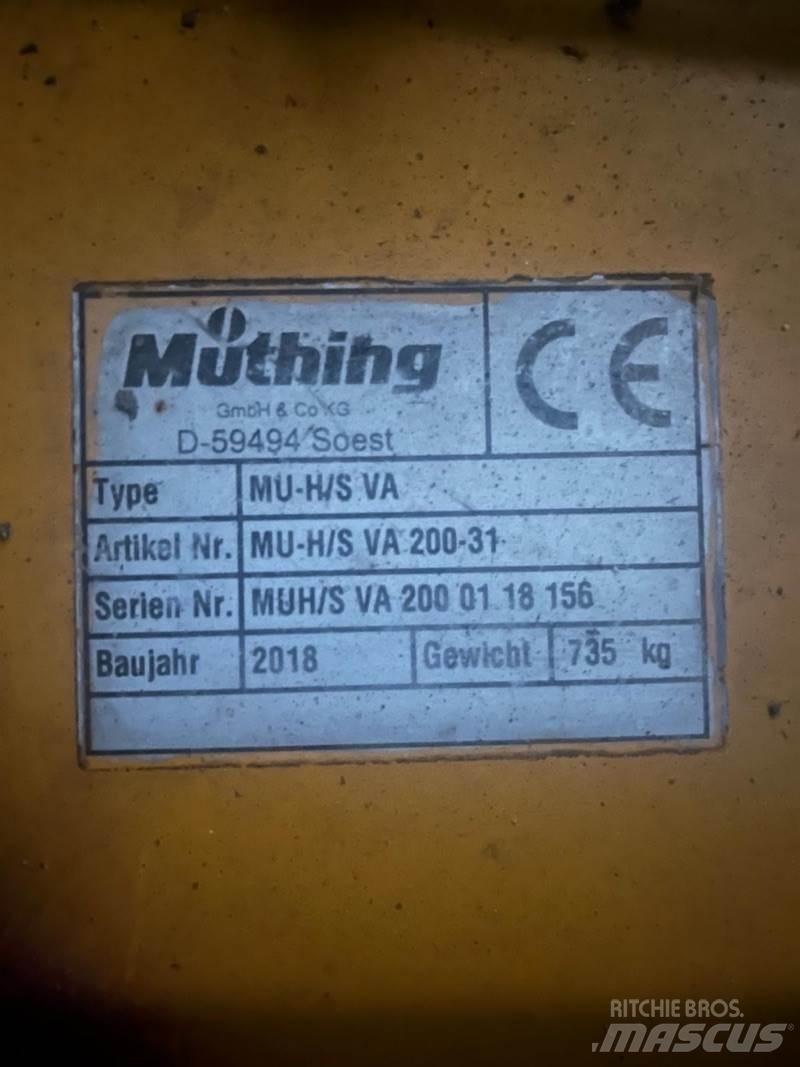 Müthing MU- H/S V A Stroje na sklizeň pícnin-příslušenství