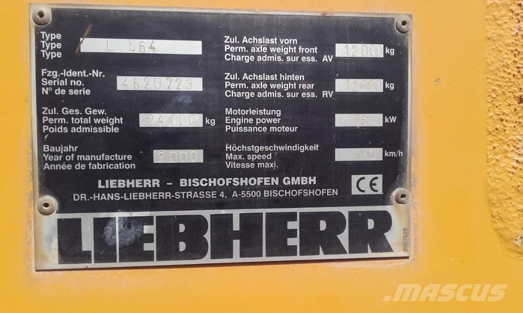 Liebherr L 564 Kolové nakladače
