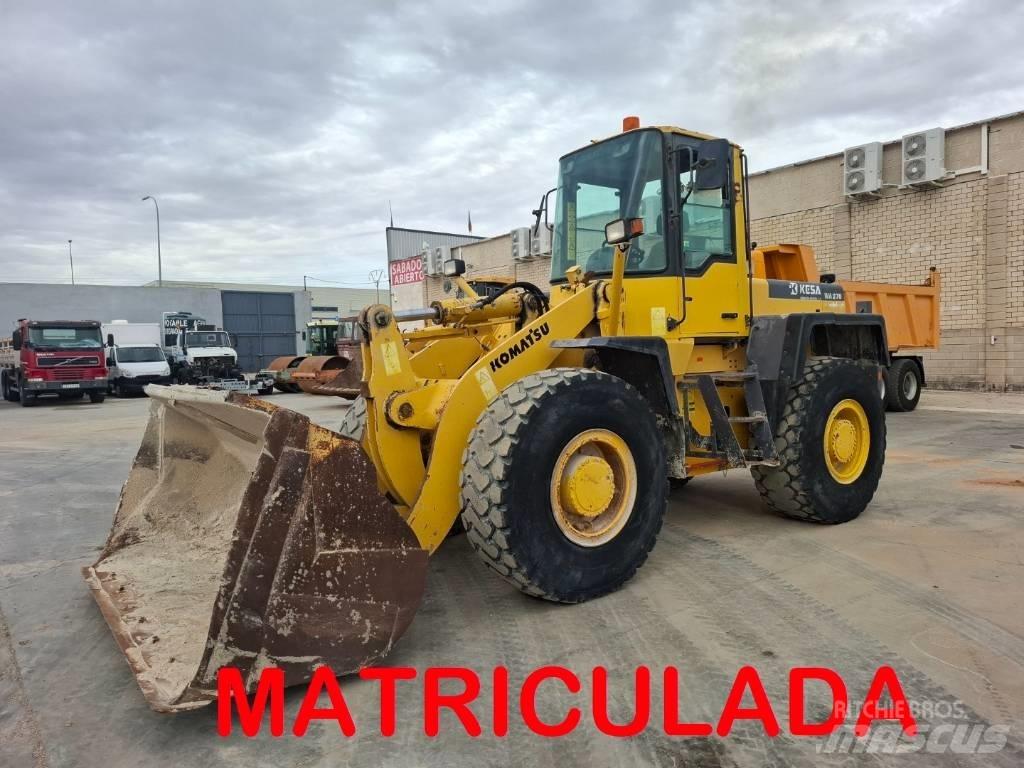 Komatsu WA 270-3 Kolové nakladače