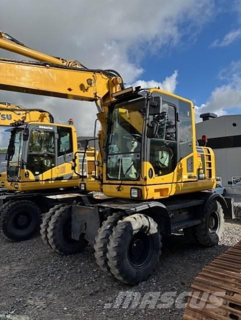 Komatsu PW 148-8 Kolová rýpadla