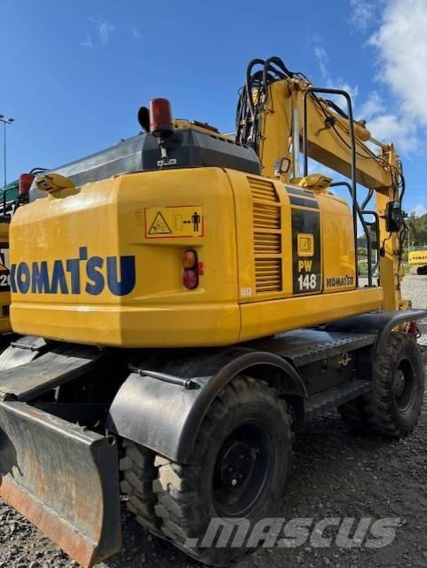 Komatsu PW 148-8 Kolová rýpadla