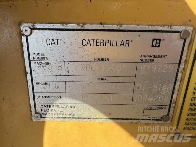 CAT 963 B Pásové nakladače