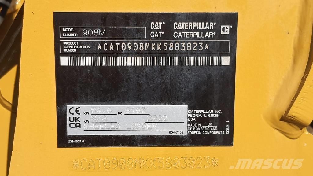 CAT 908M  Cat 908 Kolové nakladače