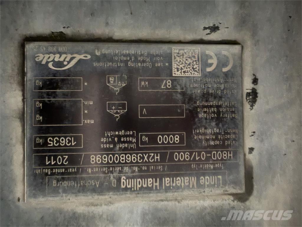 Linde H80D-01/900 Dieselové vozíky