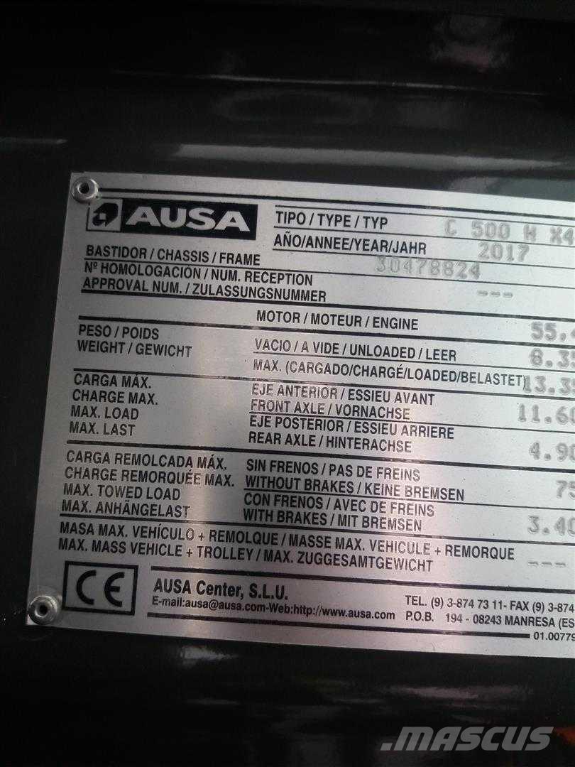 Ausa C500 HX4 Terénní vysokozdvižné vozíky