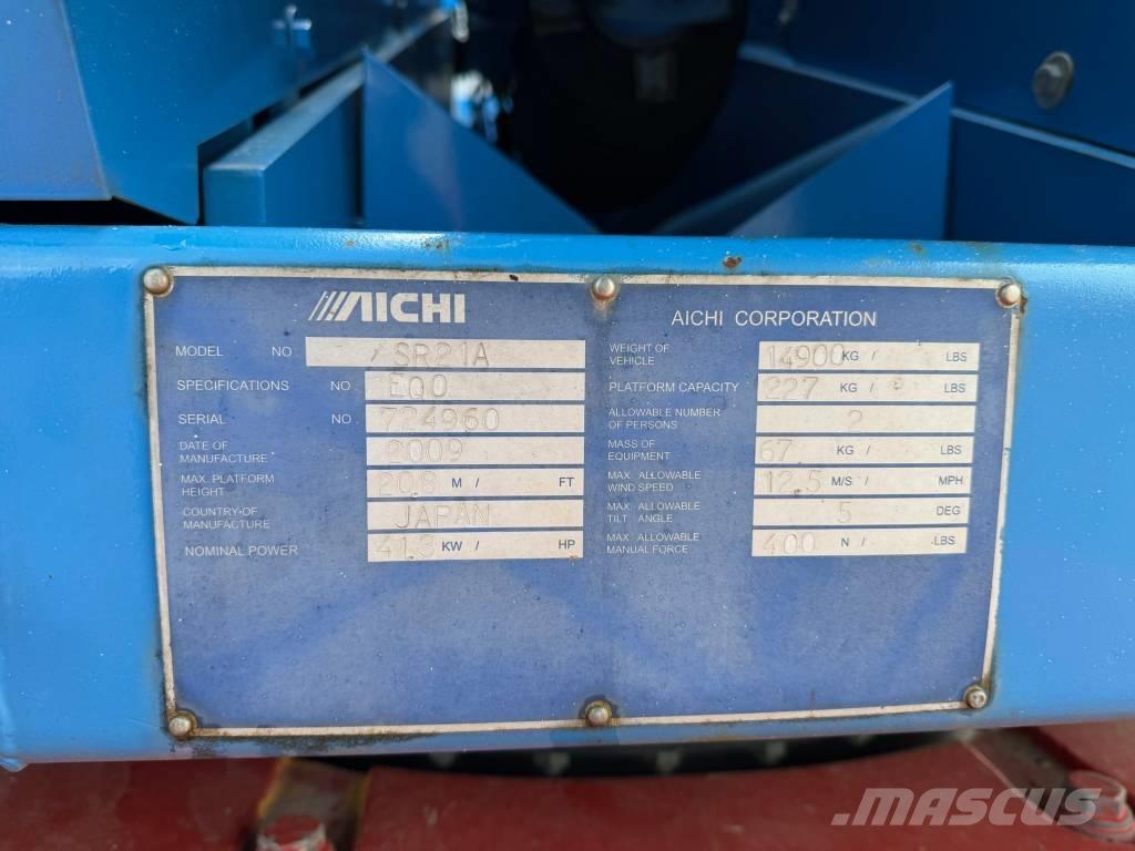 Aichi SR 21 A Teleskopické plošiny