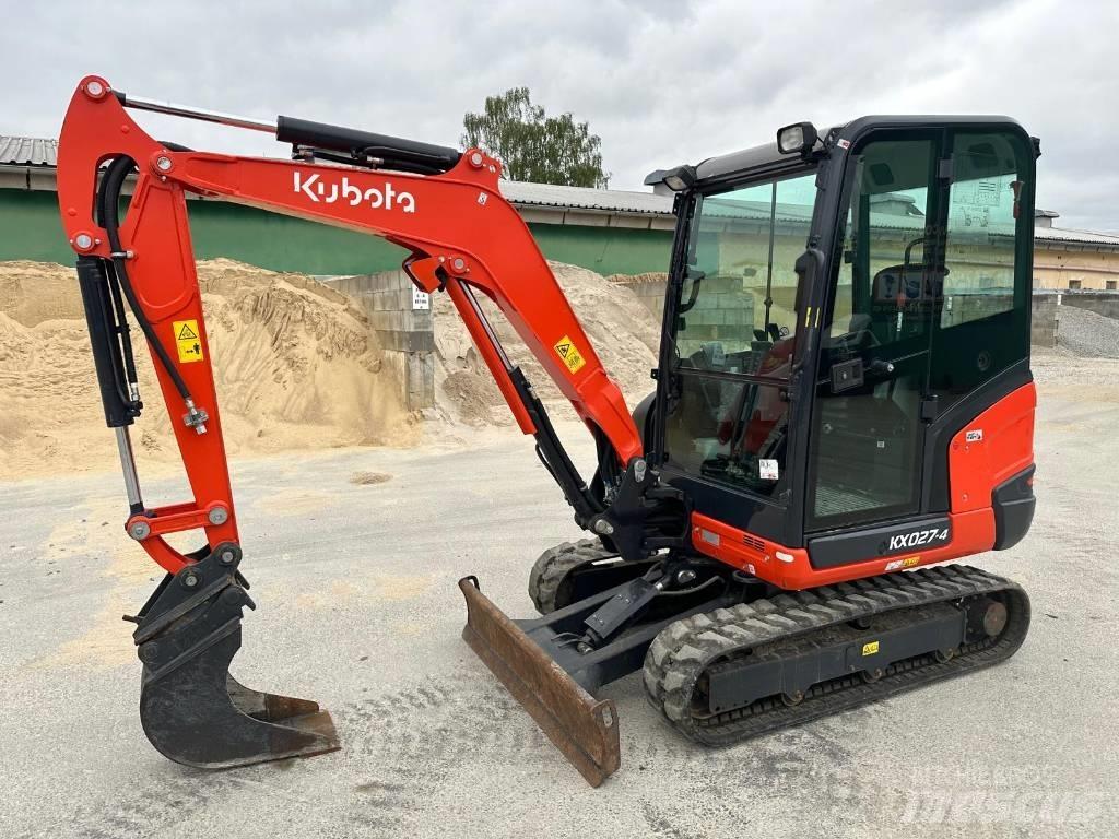 Kubota kx 027-4 Mini rýpadla < 7t