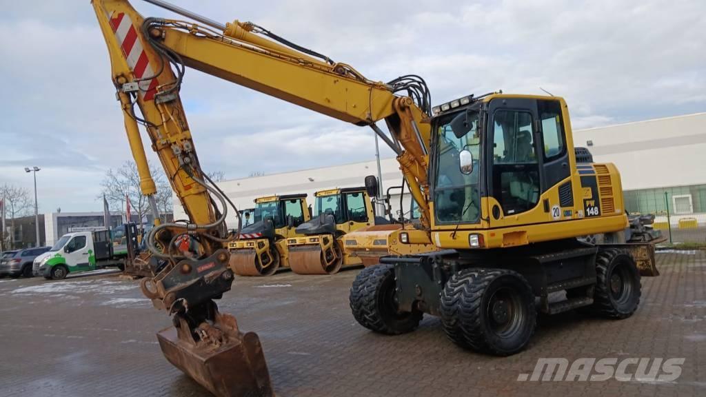 Komatsu PW 148-8 Kolová rýpadla