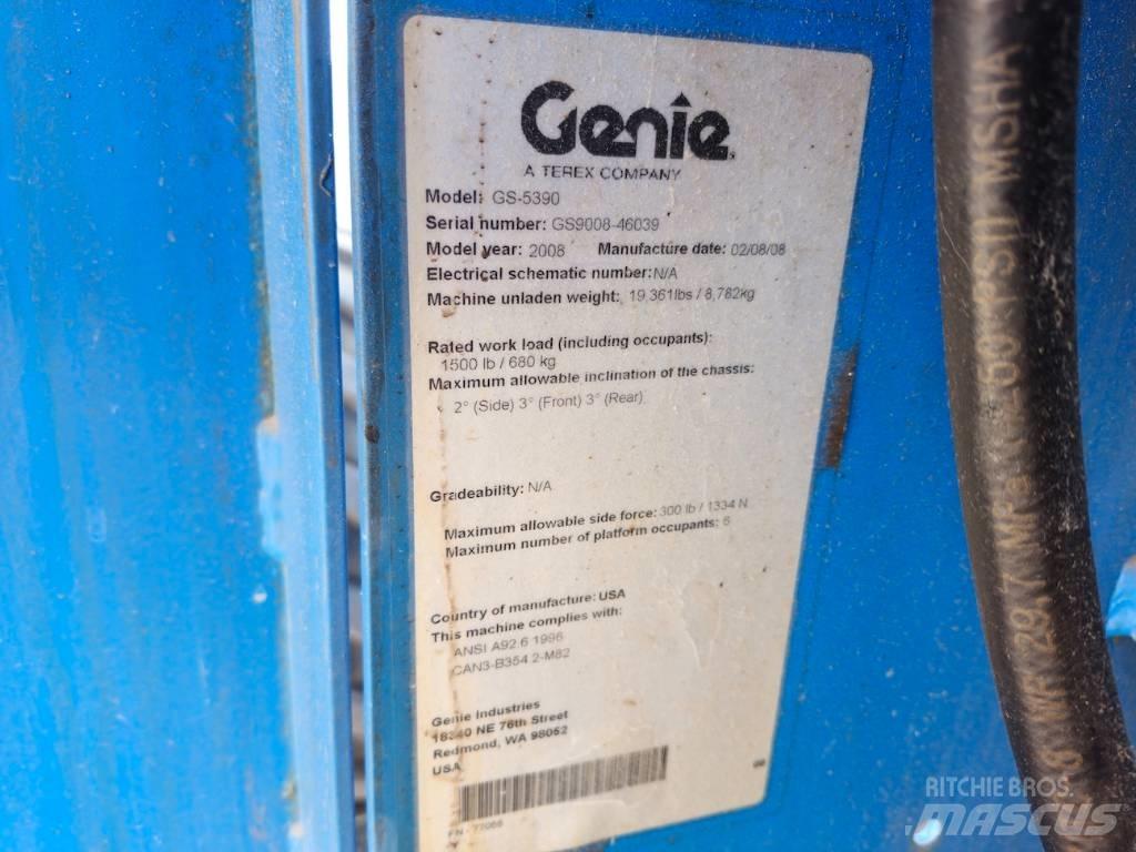 Genie GS-5390 Nůžková zvedací plošina